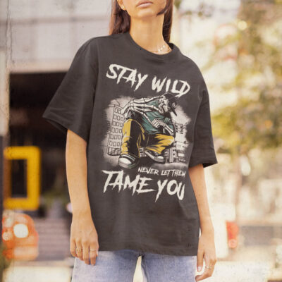 Áo thun vintage Stay Wild- B3