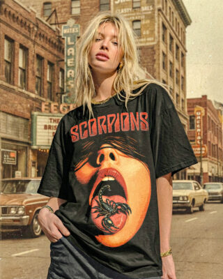 Áo thun rock vintage Scorpions - B38