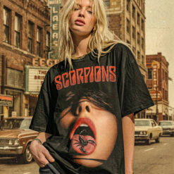 Áo thun rock vintage Scorpions - B38