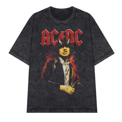 Áo thun rock ACDC Angus Young - WS9