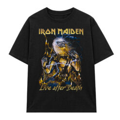 Áo thun rock Iron Maiden LIVE after DEATH - B34