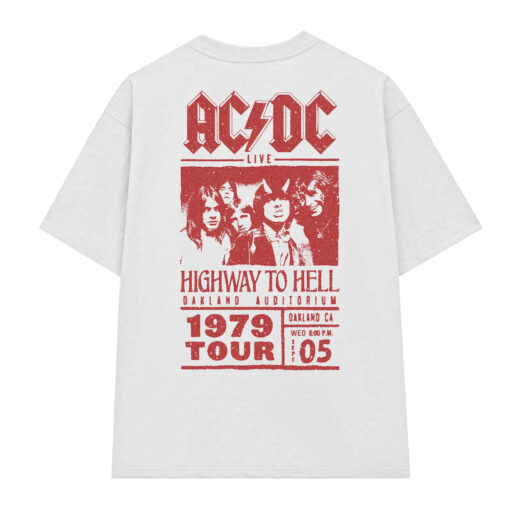 Áo thun rock ACDC 1979 World Tour - W6