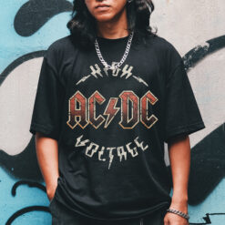 Áo thun rock ACDC High Voltage - B40