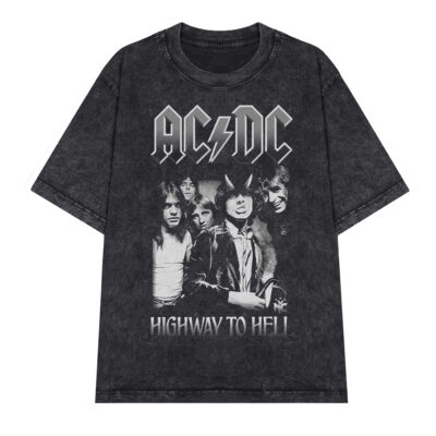 Áo thun rock ACDC HWTH Black&White - WS17