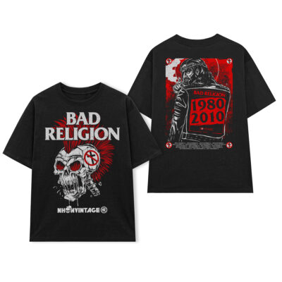 Áo thun rock Bad Religion 30 years 1980-2010 - B42