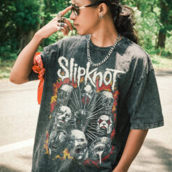 Áo thun rock Slipknot Oldskull - D11 (wash)