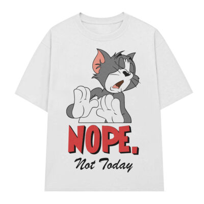 Áo thun cartoon vintage Nope. Not Today - W14