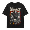 Áo thun rock Slipknot Oldskull - D11 (đen)