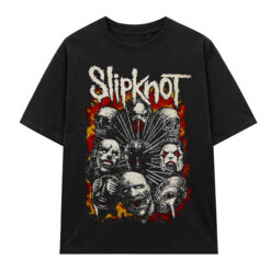 Áo thun rock Slipknot Oldskull - D11 (đen)