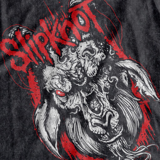 Áo Thun Rock Slipknot Oldschool Goat - WS25