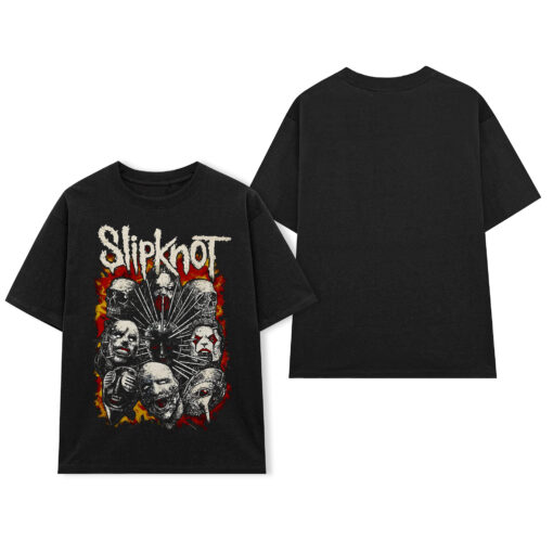 Áo thun rock Slipknot Oldskull - D11 (đen)