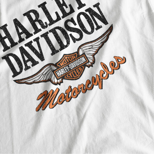 Áo thun raglan Harley Davidson - Wings