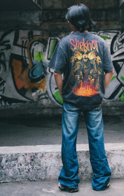 Áo Thun Rock Slipknot Hell Goat- D19 (wash)