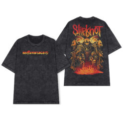 Áo Thun Rock Slipknot Hell Goat- D19 (wash)