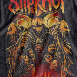 Áo Thun Rock Slipknot Hell Goat- D19 (wash)