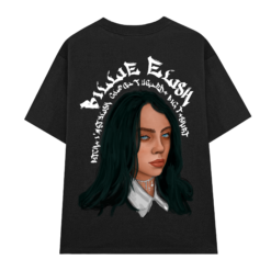 Áo thun ca sĩ Billie Eilish - đen - hình sau