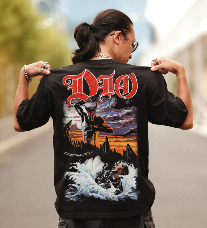 Áo thun rock Dio - D17 (black)