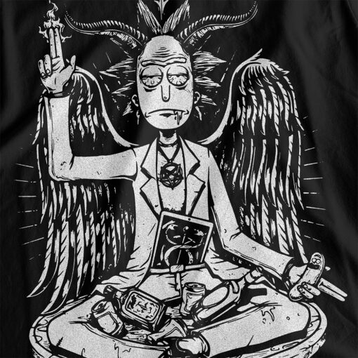 Áo thun cartoon vintage Rick Morty - Goat - B104