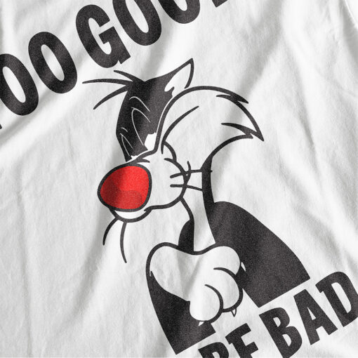 Áo thun cartoon vintage Too Good To Be Bad - W16