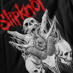 Áo thun rock vintage Slipknot Skull - D22