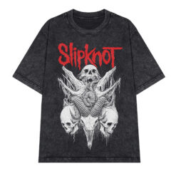 Áo thun rock vintage Slipknot Skull - D22