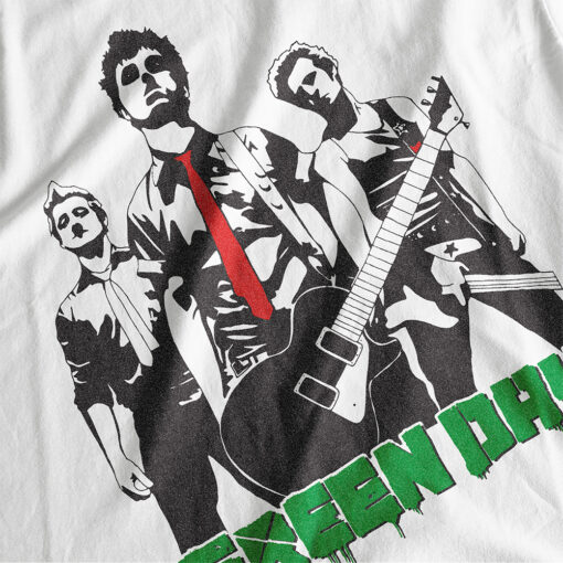 Áo thun rock vintage Green Day Band - D26