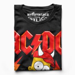 Áo thun vintage Simpson ACDC- B115