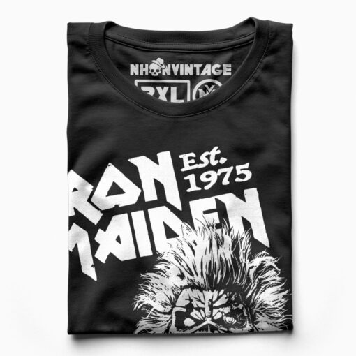 Áo thun rock vintage Iron Maiden est. 1975 - B116