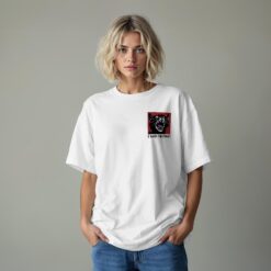 Áo thun vintage I SAID I'M FINE - D32 (trắng)