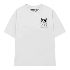 Áo thun vintage I DO WHAT I WANT - D33 (trắng)
