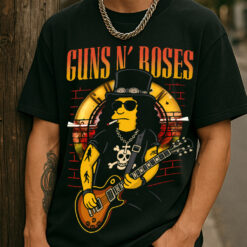 Áo thun vintage Simpson GnR - B119