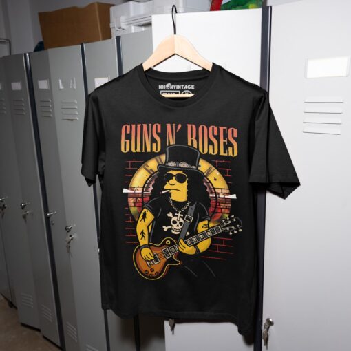 Áo thun vintage Simpson GnR - B119
