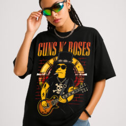 Áo thun vintage Simpson GnR - B119