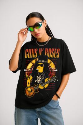 Áo thun vintage Simpson GnR - B119
