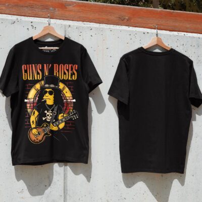 Áo thun vintage Simpson GnR - B119