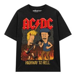 Áo thun rock vintage Beavis and Butt-head ACDC - SPD6