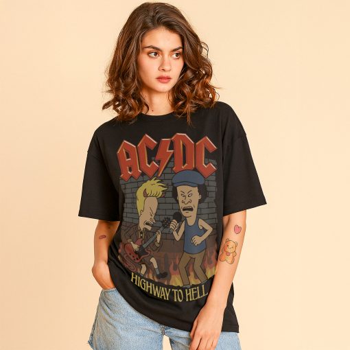 Áo thun rock vintage Beavis and Butt-head ACDC - SPD6