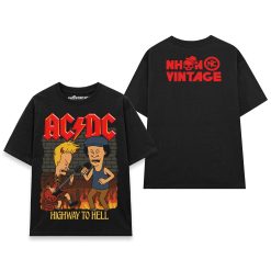 Áo thun rock vintage Beavis and Butt-head ACDC - SPD6