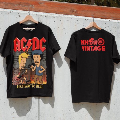 Áo thun rock vintage Beavis and Butt-head ACDC - SPD6