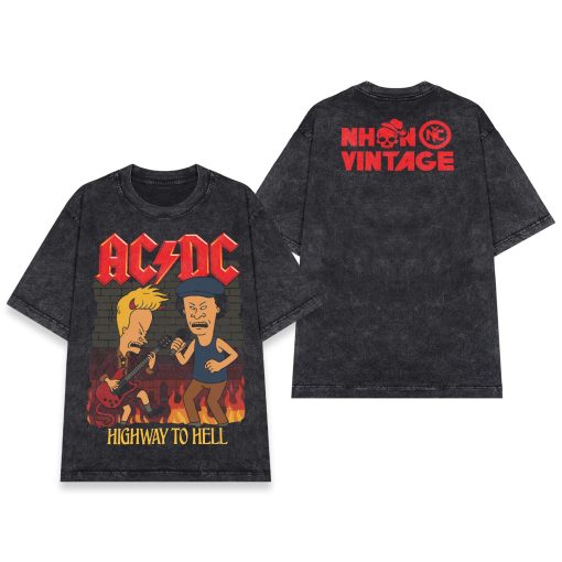 Áo thun rock vintage Beavis and Butt-head ACDC - SPD6