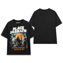 Áo thun rock vintage Black Sabbath Graveyard - B121