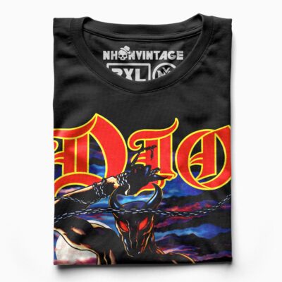 Áo thun rock vintage Dio Black - B122