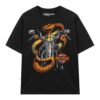 Áo thun vintage Harley Snake - B123