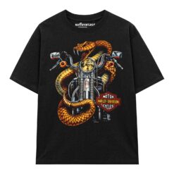 Áo thun vintage Harley Snake - B123