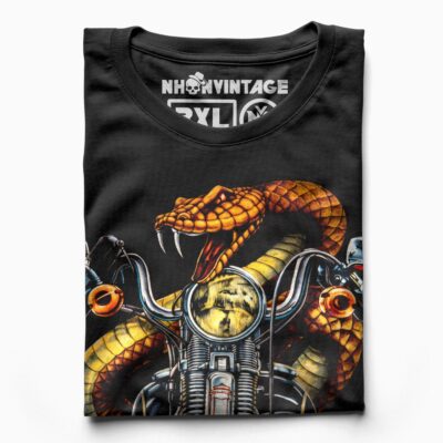 Áo thun vintage Harley Snake - B123