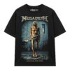 Áo thun rock vintage Megadeth Requiem for Time – B125