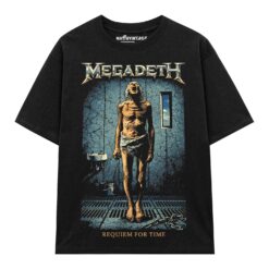 Áo thun rock vintage Megadeth Requiem for Time – B125