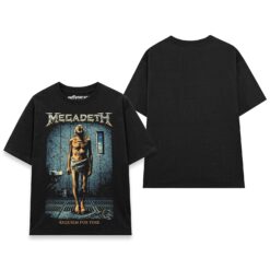 Áo thun rock vintage Megadeth Requiem for Time – B125