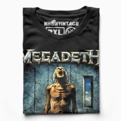 Áo thun rock vintage Megadeth Requiem for Time – B125