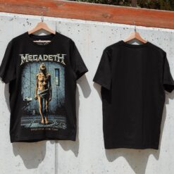 Áo thun rock vintage Megadeth Requiem for Time – B125
